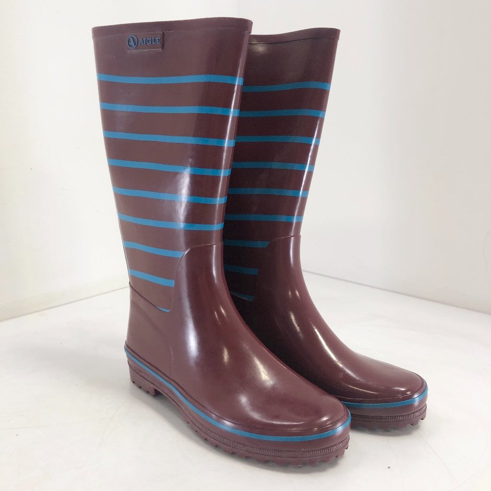 NWT Aigle "Carelie" in Marine Griotte